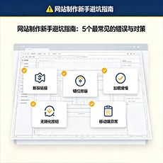 银川建站-网站制作新手避坑指南：5个最常见的错误与对策