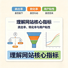 银川建站-理解网站核心指标:跳出率、转化率与用户粘性