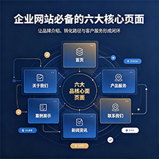 银川建站-企业网站必备的六大核心页面